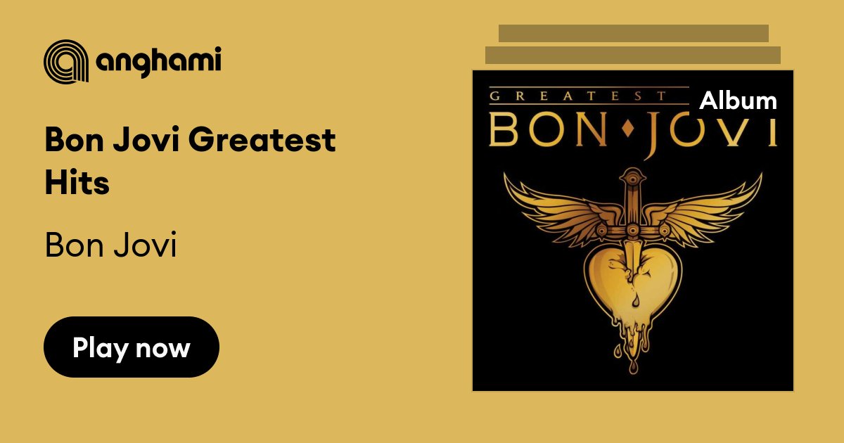 Bon Jovi Greatest Hits by Bon Jovi