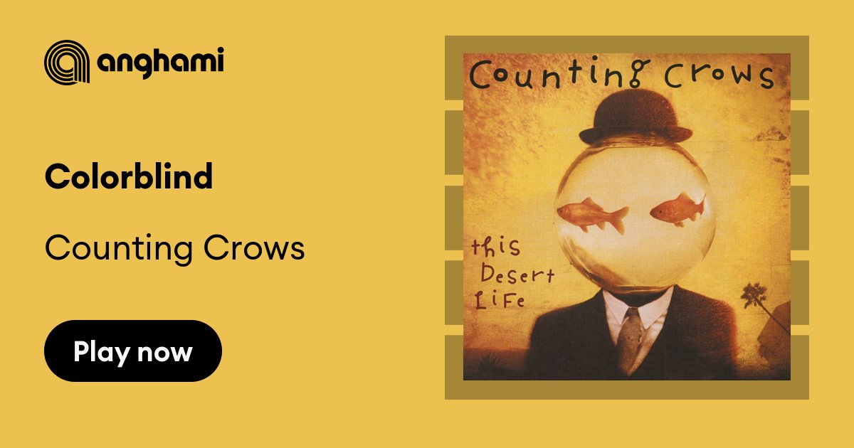 i am colorblind counting crows