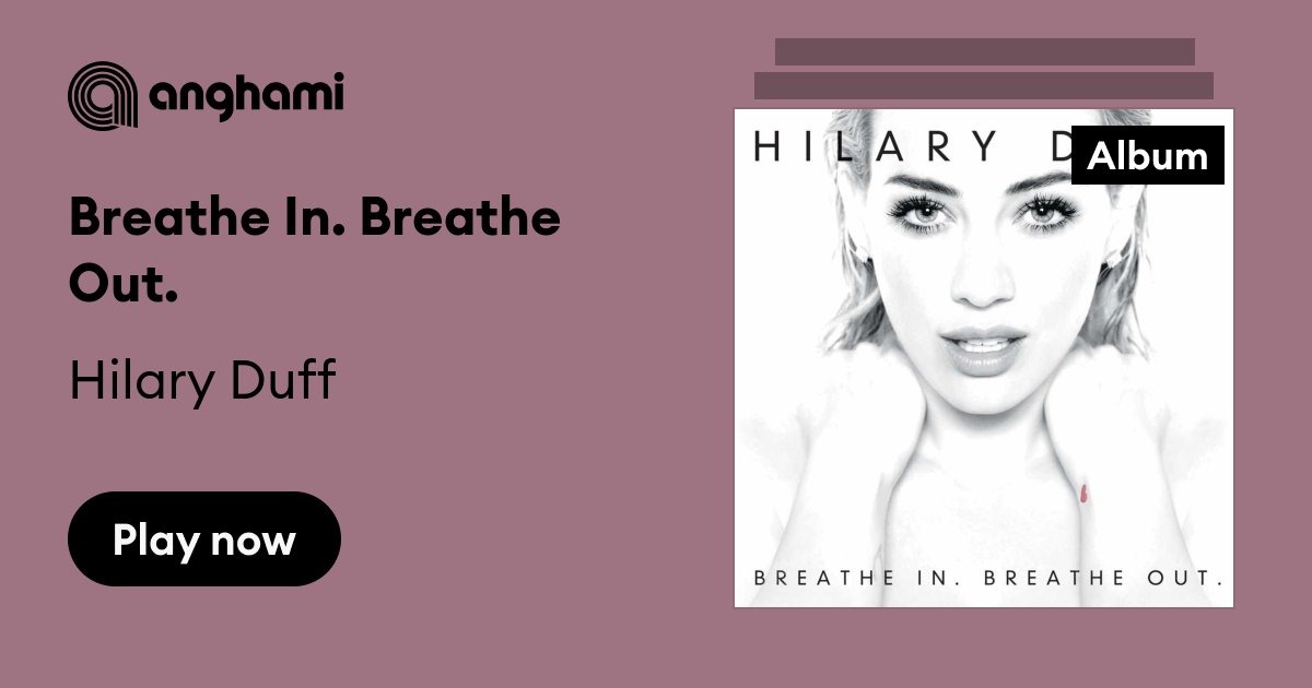Breathe In. Breathe Out.