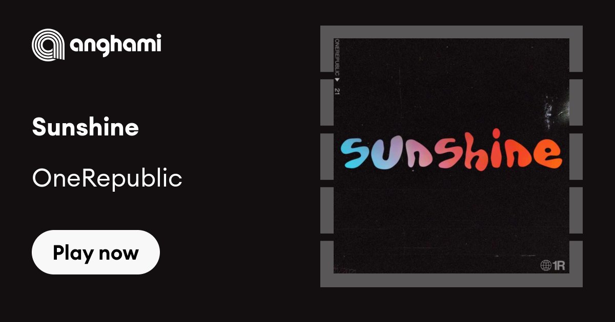 Sunshine, OneRepublic