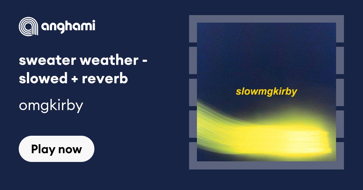 The Neighbourhood - Sweater Weather (slowed + reverb) 